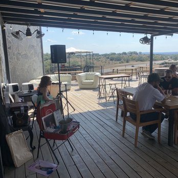 290 Wine Castle - Back patio with live music - Wine Tasting Room Near Me - Johnson City, Texas