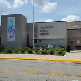 Exterior photo of Waukegan Public Library - Waukegan, Illinois Exterior photo of Waukegan Public Library - Waukegan, Illinois