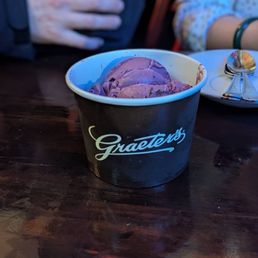 Black raspberry chip ice cream Black raspberry chip ice cream