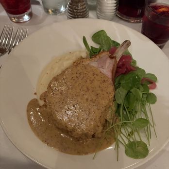 The Prado at Balboa Park - mustard crusted pork prime rib - New American Near Me - San Diego, California