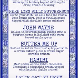 Meli Greek Street Donuts - Fall Specials