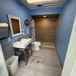Calypso Cove RV Park - One of the cute bathrooms
