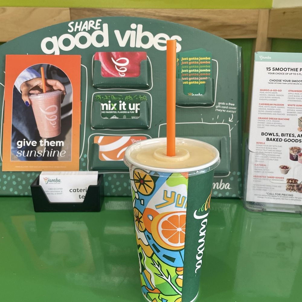 Jamba - Favorite medium orange dream smoothie - Juice Bars & Smoothies Near Me - Milpitas, California Jamba - Favorite medium orange dream smoothie - Juice Bars & Smoothies Near Me - Milpitas, California