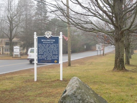 Willington Historical Marker