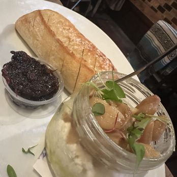 Flying Pig Pub & Kitchen - Goat Cheese Mason Jar - Pubs Near Me - Oceanside, California