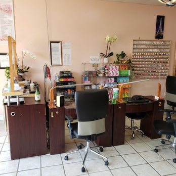 Lily's Nails Salon - updated pictures of welcome desk and stations 1 and 2 - Nail Salons Near Me - Mentor, Ohio