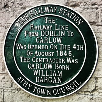 Athy Train Station - Athy Train Station - Commemoration Plaque - Public Transportation Near Me - Athy, KE