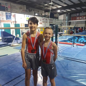 Funtastic Gymnastics - My son and another boy on his team - Gymnastics Near Me - Manteca, California