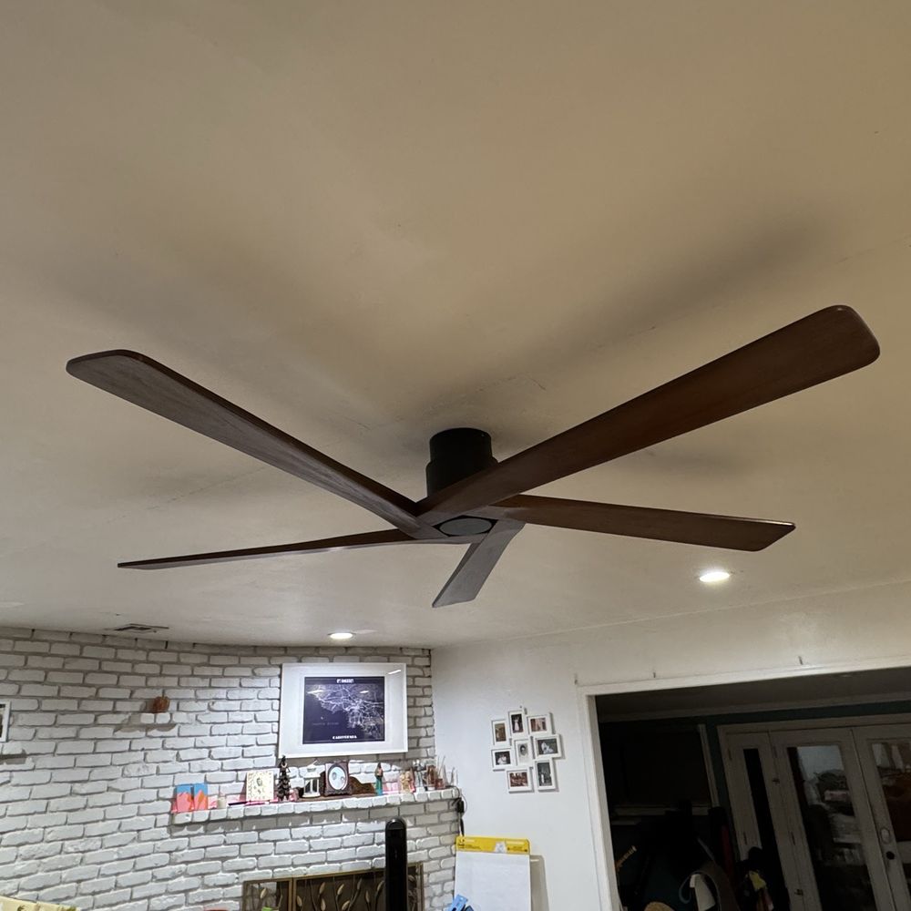 Ceiling fan. Ceiling fan.