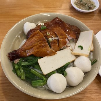 Canto House - Two Meat Combo Noodle Soup - Cantonese Near Me - Philadelphia, Pennsylvania