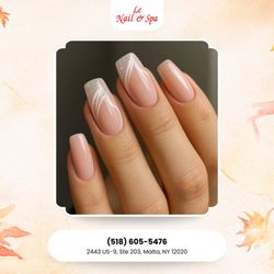 Le Nail & Spa - Wrap up in a cozy sweater and stop by for some much-needed me-time. We're here for you!