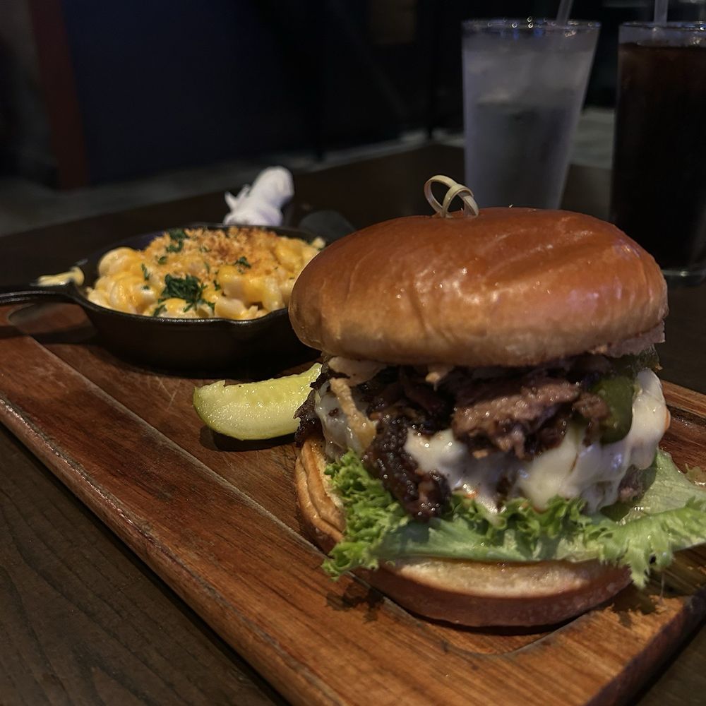 Smoked brisket burger Smoked brisket burger