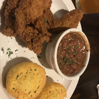Morrow's - Well seasoned chicken and beans. Cornbread muffins were a little dry. - Cajun/Creole Near Me - New Orleans, Louisiana