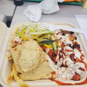 Hefty Gyros - I got the special plate with a bit of everything. Perfect! - Food Trucks Near Me