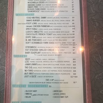 Swan Dive - Brunch menu! - Pizza Near Me - Rochester, New York Swan Dive - Brunch menu! - Pizza Near Me - Rochester, New York