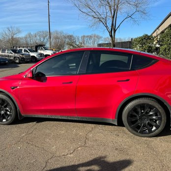 JC Tires - Upgraded tire size, brand new Michelins on a Tesla Model Y - Tires Near Me - Manassas, Virginia