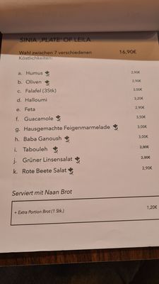 Menu photo 2 Café Leila Hamburg, HH