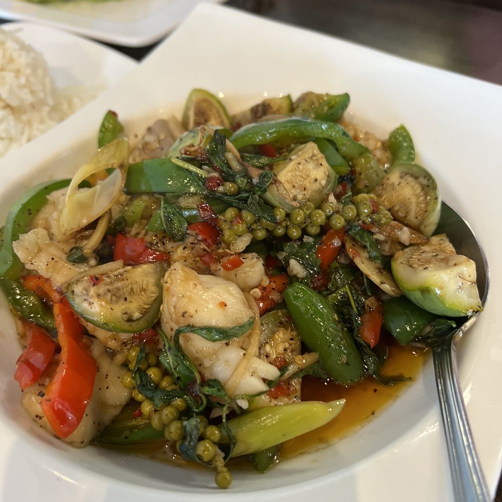 Thai Square - 10. Pla Dook Pad Cha - Thai Near Me - Sugar Land, Texas Thai Square - 10. Pla Dook Pad Cha - Thai Near Me - Sugar Land, Texas