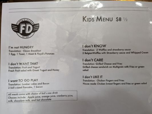 Menu photo 2 Floyd’s Diner Victoria, BC Menu photo 2 Floyd’s Diner Victoria, BC