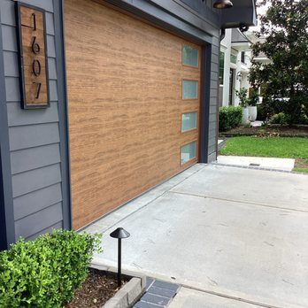 CD Garage Solutions - Custom wood grain printed door with frosted side windows (stacked) - Garage Door Services Near Me CD Garage Solutions - Custom wood grain printed door with frosted side windows (stacked) - Garage Door Services Near Me