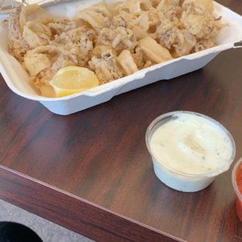 Sam's Chowder Mobile - Calamari $10-not worth it - Seafood Near Me - San Francisco, California
