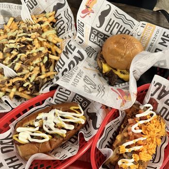 Doggos Gus - Sonoran Hot Dog Tj Style Hot Dog Doggo Fries Cheeseburger - Hot Dogs Near Me - San Diego, California Doggos Gus - Sonoran Hot Dog Tj Style Hot Dog Doggo Fries Cheeseburger - Hot Dogs Near Me - San Diego, California