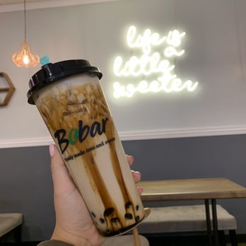 Bobar - Brown Sugar Milk Tea with Tapioca Pearls - Bubble Tea Near Me - Elk Grove Village, Illinois