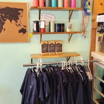 Bandon Coffee Cafe - Merch next to cool world map showing where visitors are from (8/28/24). - Coffee & Tea Near Me - Bandon, Oregon Bandon Coffee Cafe - Merch next to cool world map showing where visitors are from (8/28/24). - Coffee & Tea Near Me - Bandon, Oregon
