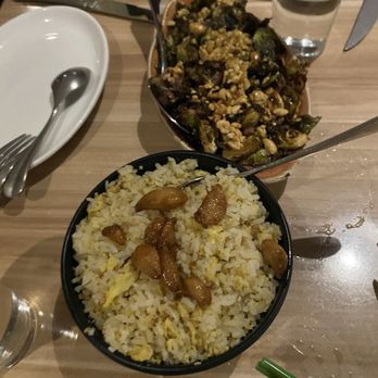 Mott St - Garlic Fried Rice* and Brussel Sprouts* - Asian Fusion Near Me - Chicago, Illinois Mott St - Garlic Fried Rice* and Brussel Sprouts* - Asian Fusion Near Me - Chicago, Illinois
