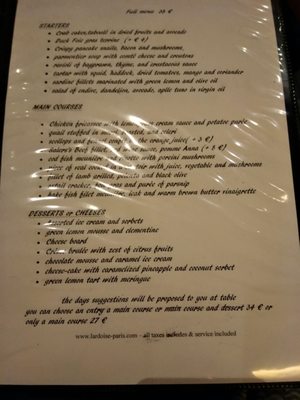 Menu photo 2 L'Ardoise Paris, 75