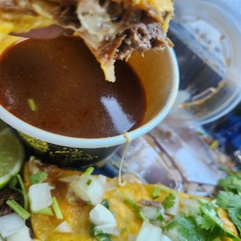 Talkin' Tacos Concord - Birria consume - Tacos Near Me - Concord, North Carolina
