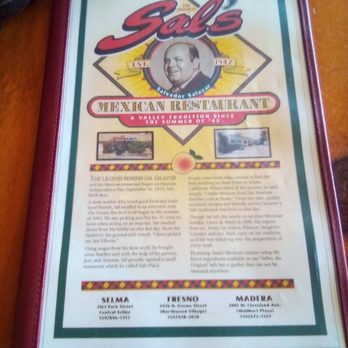 Sal's Mexican Restaurants - Mexican Near Me - Madera, California