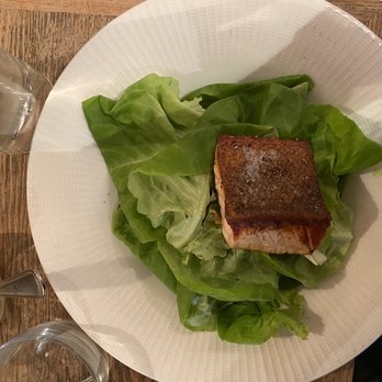 Claudette - Bibb Lettuce Salad with salmon - French Near Me - New York, New York Claudette - Bibb Lettuce Salad with salmon - French Near Me - New York, New York