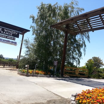 Eberle Winery - The front drive entry from the Highway. - Wineries Near Me - Paso Robles, California