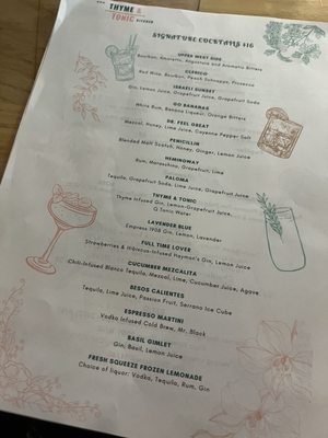 Menu photo 3 Thyme & Tonic New York, NY