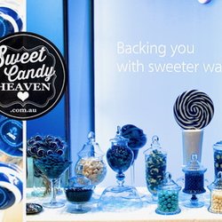 Sweet Candy Heaven - Lolly Buffets - Blue Lolly Buffet, Candy Buffet