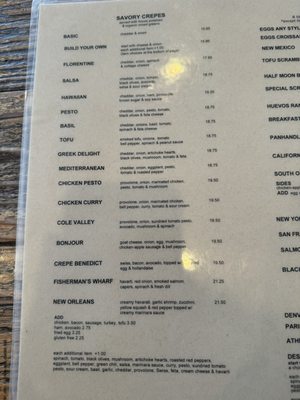 Menu photo 3 Crepes On Cole San Francisco, CA Menu photo 3 Crepes On Cole San Francisco, CA