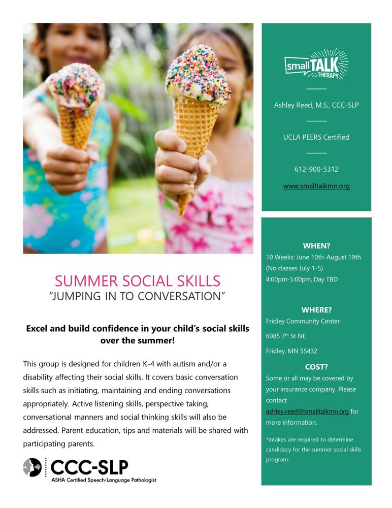SmallTALK Therapy - child therapist in Bloomington, MN