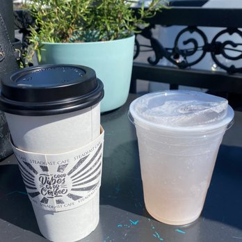 Steadfast Cafe - Outdoor seating with our house coffee and lavender lemonade. - Coffee & Tea Near Me - Huntington Beach, California Steadfast Cafe - Outdoor seating with our house coffee and lavender lemonade. - Coffee & Tea Near Me - Huntington Beach, California