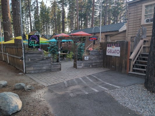 Log Cabin Ice Cream by null