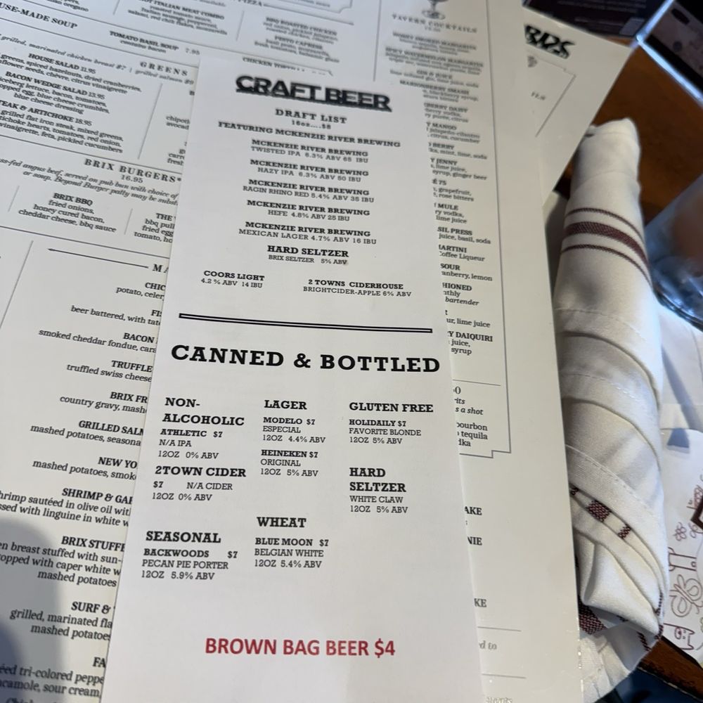 Brix Tavern - Tualatin - Craft beer menu - Breakfast & Brunch Near Me - Tualatin, Oregon