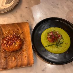 K.O.B by Olivier - seared scallop and pastry brie/hazelnut? apps