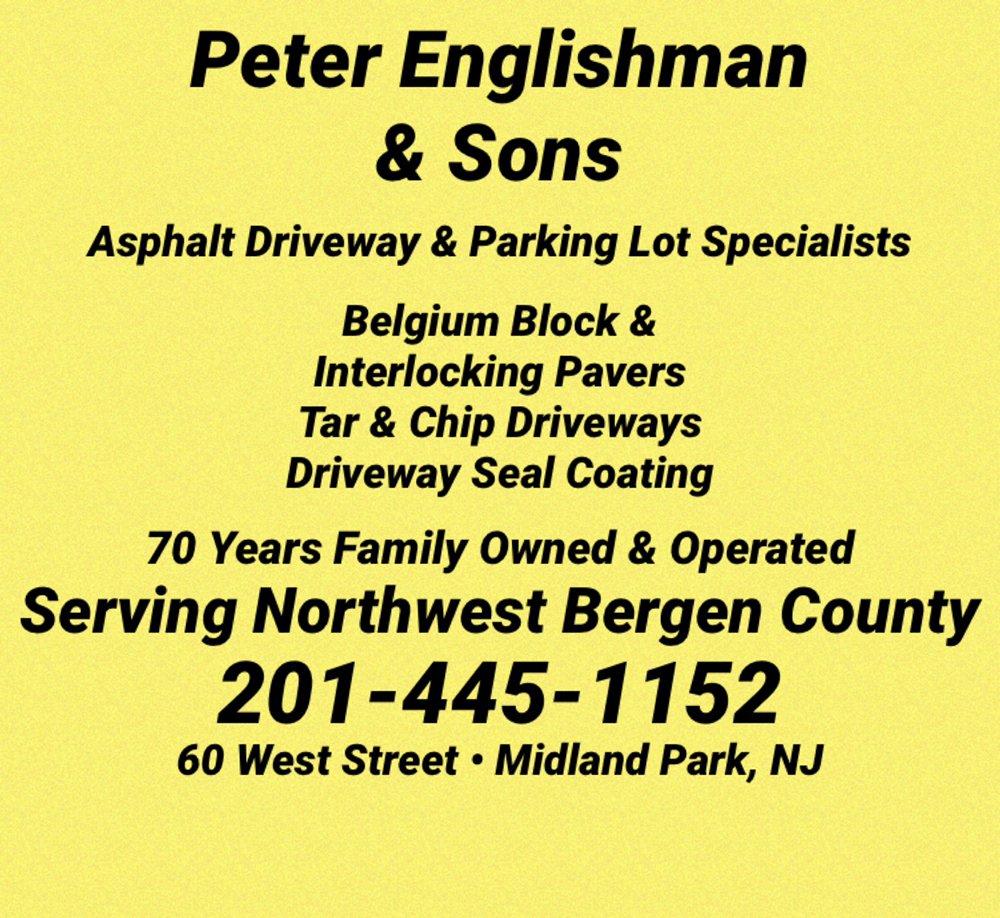 PETER ENGLISHMAN & SONS Updated April 2024 60 W St, Midland Park, New Jersey Masonry