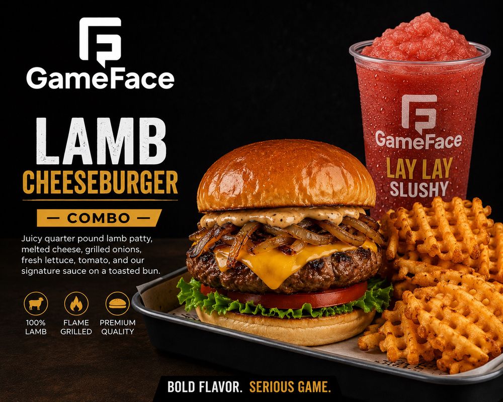 Game Face Restaurant Logo
