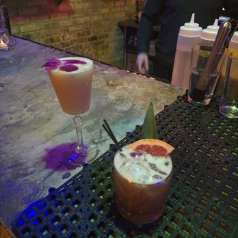Station No. 06 - Two of the current specialty cocktails - Cocktail Bars Near Me - West Allis, Wisconsin Station No. 06 - Two of the current specialty cocktails - Cocktail Bars Near Me - West Allis, Wisconsin