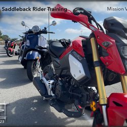 Saddleback Rider Training - M1 Motorcycle Course - Great instructors; a lot to learn w/safety @ its core. Recommended for all levels, especially for newbs like myself.