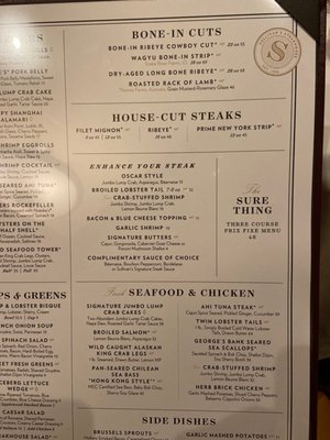 Menu photo 4 Sullivan's Steakhouse Omaha, NE