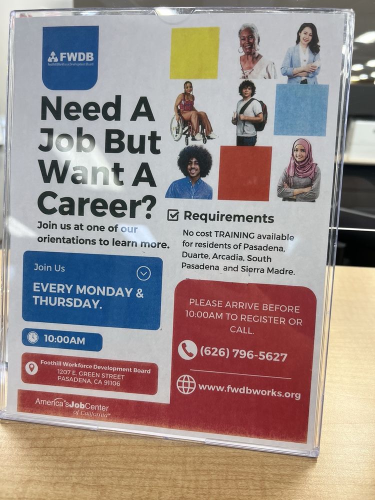 Employment Development Dept - social services organization in Pasadena, CA