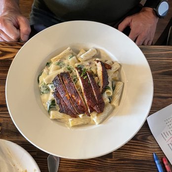 Chef Alfredo's Ristorante Italiano - Blackened chicken carbonara! Words can't give this dish enough justice! - Italian Near Me - Cedar City, Utah