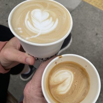 Verve Coffee Roasters - Latte and Gibraltar - Coffee & Tea Near Me - Santa Cruz, California